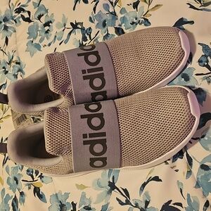 Adidas Gray Mesh Lite Racer Adapt Sneakers